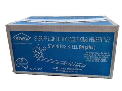 Light Duty Stainless Steel Wall Ties 150 Pack