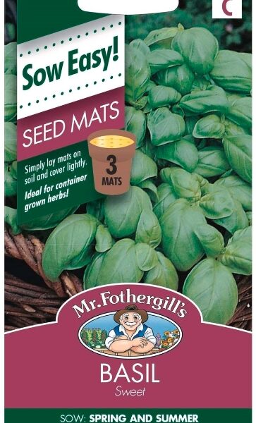 BASIL, SEED MAT, SEEDS, CODE C