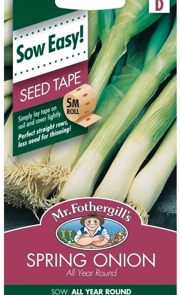 SPRING ONION, SEED TAPE, SEEDS, CODE D