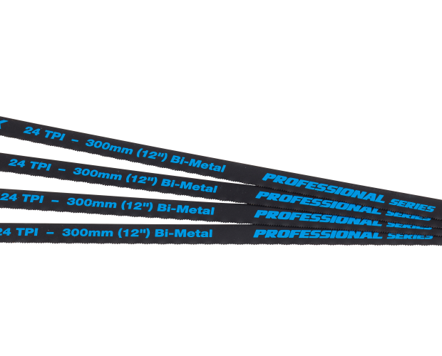 OX PRO HACKSAW BLADES - 24 TPI (4 PACK) - 300MM / 12 INCH