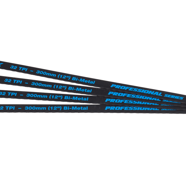 OX PRO HACKSAW BLADES - 32 TPI (4 PACK) - 300MM / 12 INCH