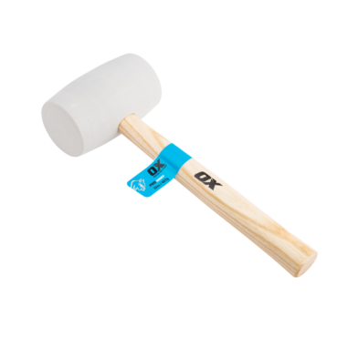 OX PRO WHITE RUBBER MALLET - 32OZ / 907 GRAMS