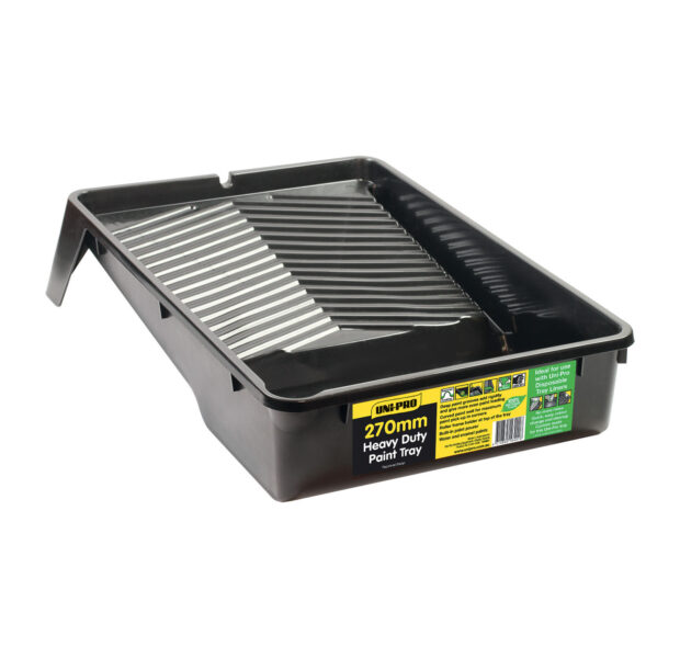 BLACK ROLLER TRAY, HEAVY DUTY, 270MM