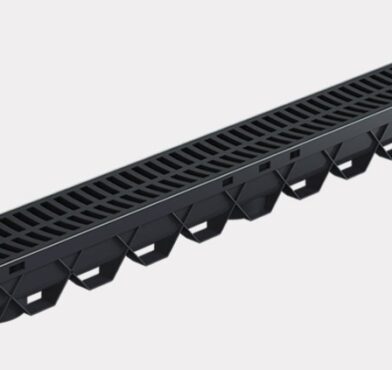 STORM MATE, 1MTR WITH BLACK STANDARD PLASTIC GRATE