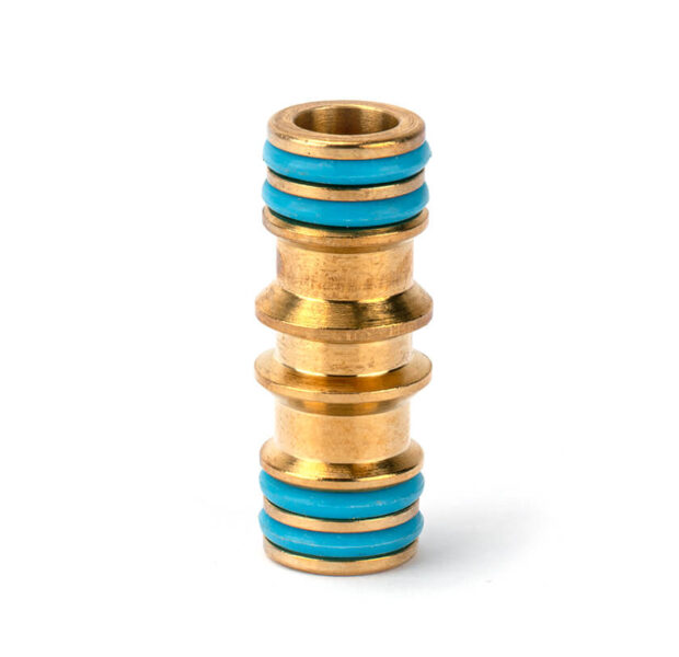 HOLMAN, 12MM TWO WAY COUPLING, BRASS