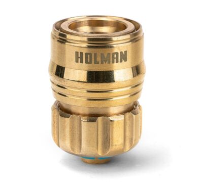 HOLMAN, 12MM HOSE CONNECTOR, BRASS