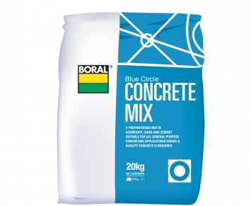 CONCRETE MIX, BORAL CEMENT, PER 20KG BAG