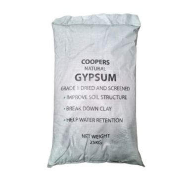 GYPSUM, PER 25KG BAG