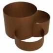 SHAPESCAPER, STEEL TRIPLE RING PLANTER, 590MM HIGH, 1180MM DIAMETER