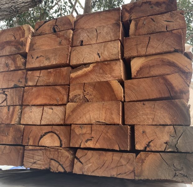 RED GUM SLEEPER, 2.7MTR X 75MM X 200MM