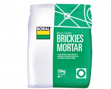 MORTAR MIX, BORAL CEMENT, PER 20KG BAG