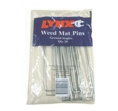 WEEDMAT PINS, GROUND STAPLES