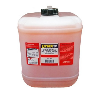 WATERPROOFER, 20LTR RED BRICKIES, LYNX