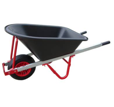 WHEEL BARROW, RED, NARROW WHEEL