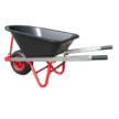 WHEEL BARROW, RED, WIDE WHEEL