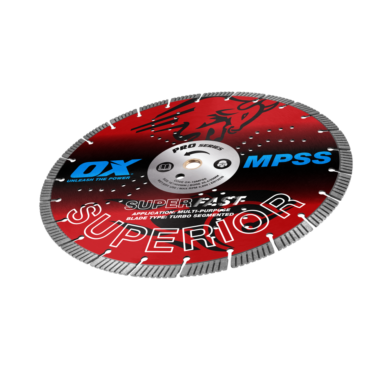 OX PRO MPSS 16" SUPERFAST SEG. TURBO DIAMOND BLADE