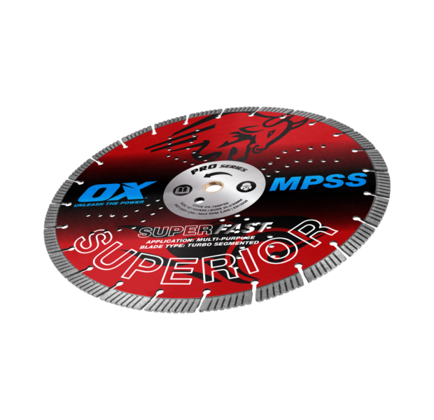 OX PRO MPSS 16" SUPERFAST SEG. TURBO DIAMOND BLADE