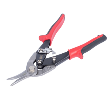 OX PRO AVIATION SNIPS WITH HOLSTER - LEFT CUT (RED)