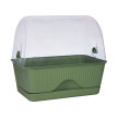 LULA SELF WATERING MINI GREENHOUSE, GREEN