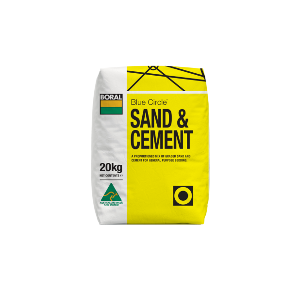 SAND AND CEMENT, BORAL CEMENT, PER 20KG BAG
